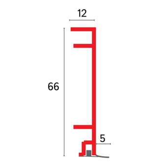 Skirting profile CB AL